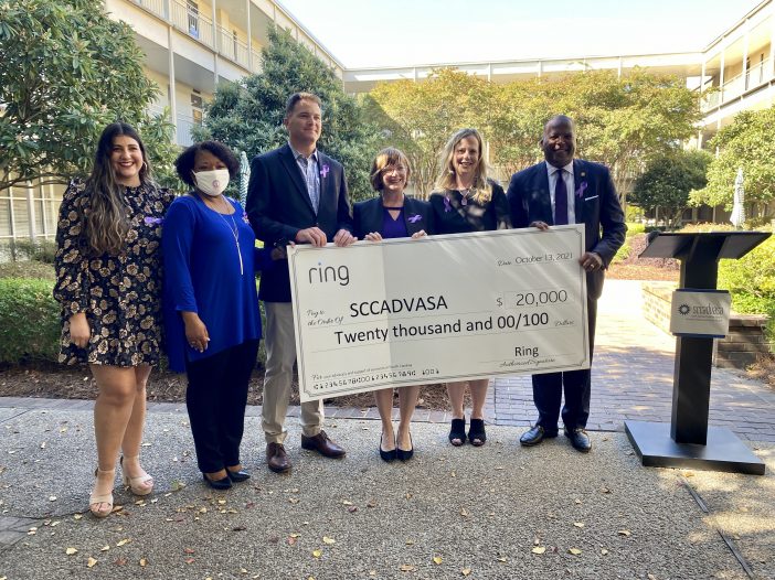 Large Novelty Check made out to SCCADVASA